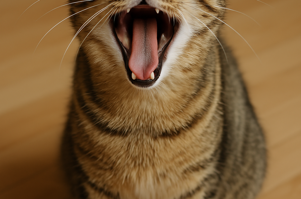 Pourquoi mon chat bâille-t-il souvent ? Décryptage d’un comportement félin