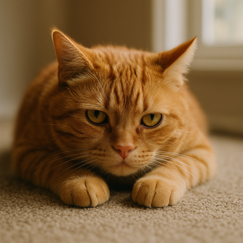 chat qui s'ennuie